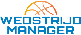 basketbal wedstrijd manager voor wedstrijdplan of verslag